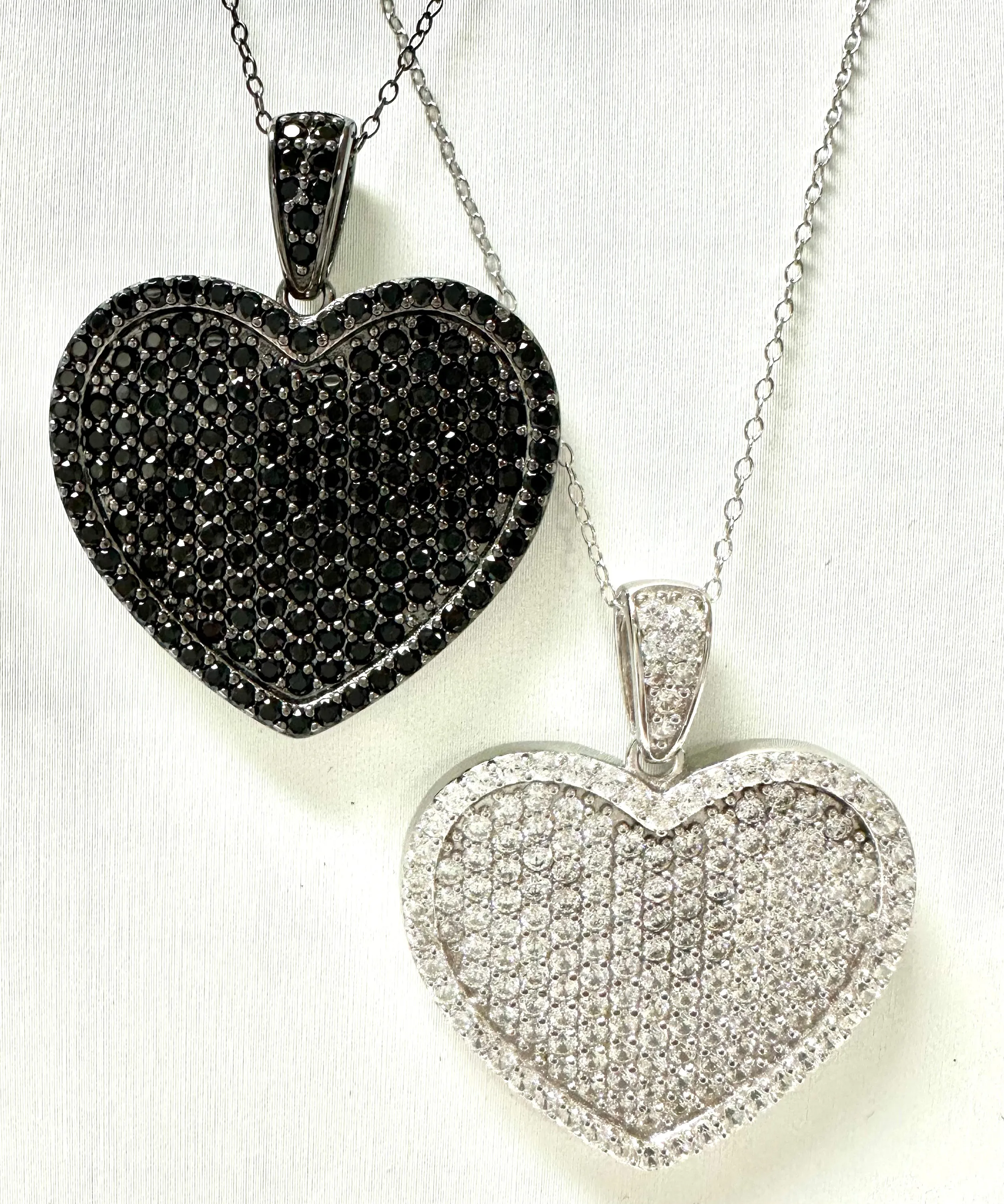 Big Heart Pave Necklace