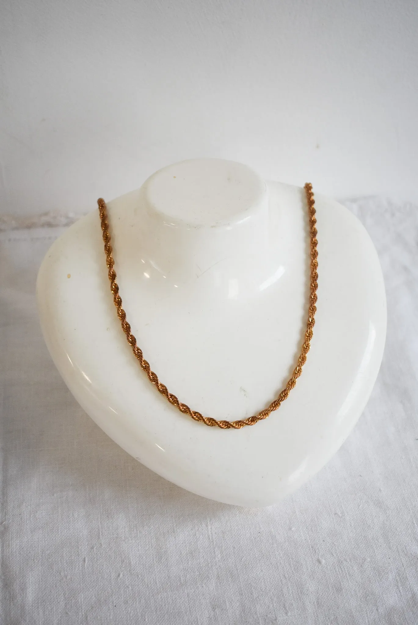 Braided golden chain