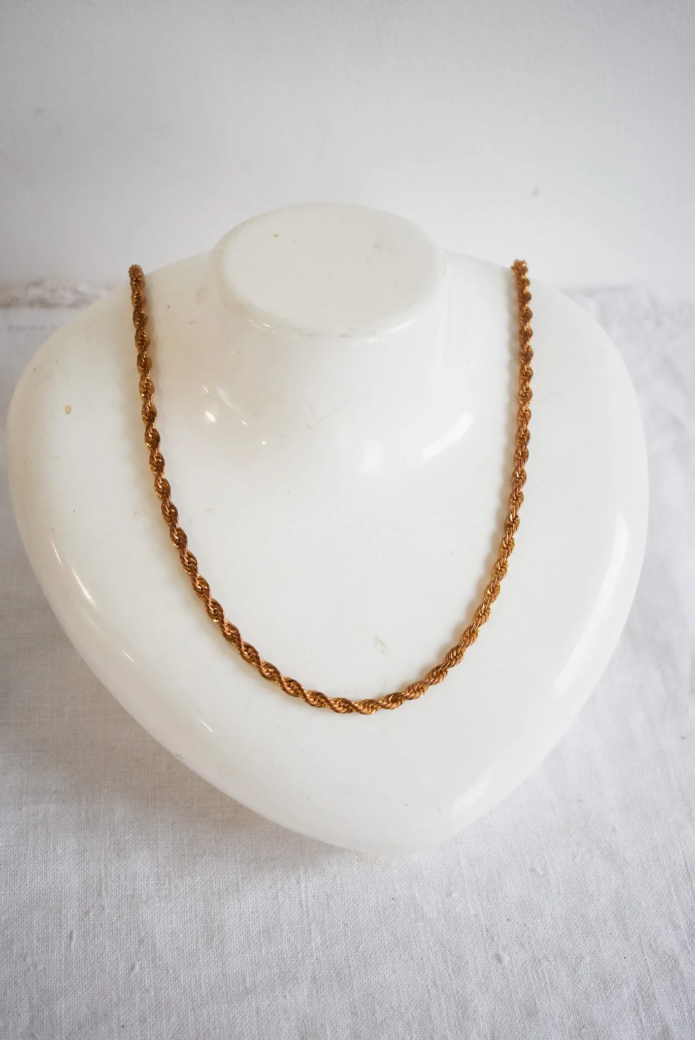 Braided golden chain