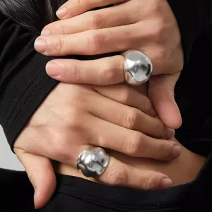 Fashion Exaggerated Lips Double-Sided Ring