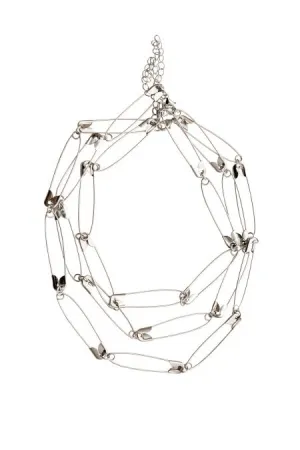 Imperdible Safety Pin Necklace