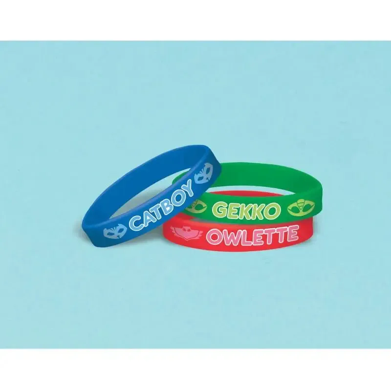 PJ Masks Silicone Bracelets - Pack of 6